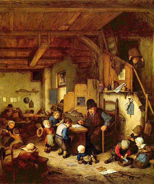 Adriaen van ostade The Schoolmaster.